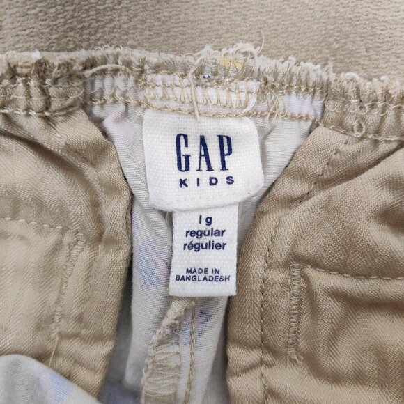 GAP Girl's Shorts in Tan Sunglasses Print Youth Size Large Cotton Whimsical - Picture 4 of 6